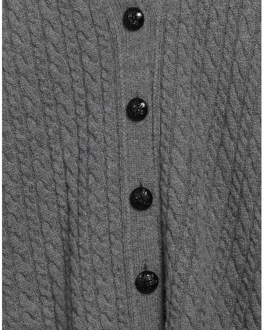 MSGM Gray Cardigan Wool, Cashmere