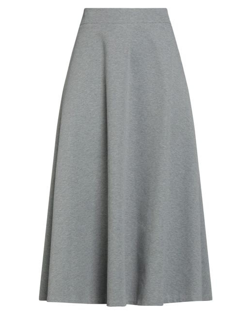 Brunello Cucinelli Gray Midi-Rock