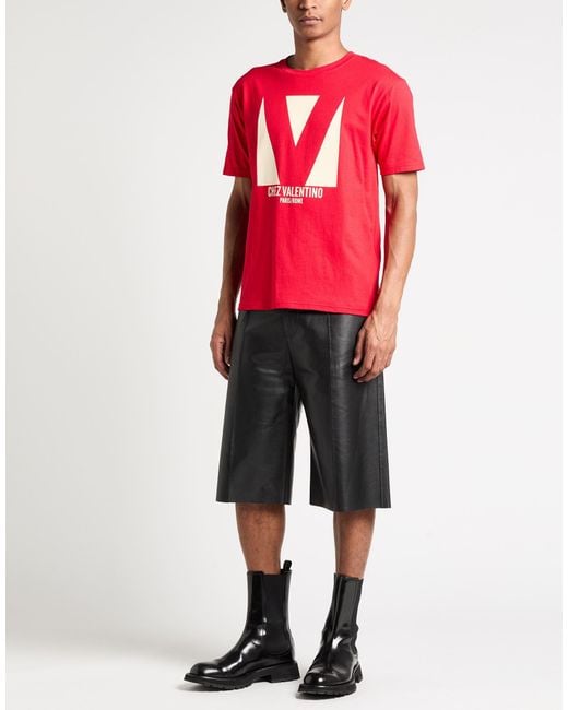 Valentino Garavani Red T-Shirt for men