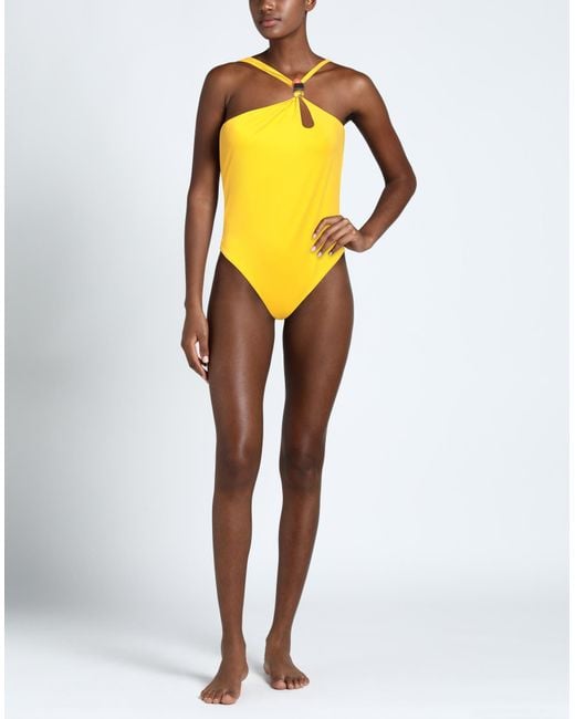 Sandro Yellow One-piece Swimsuit