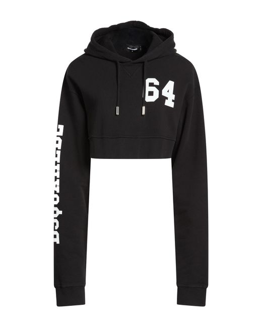 DSquared² Black Sweatshirt Cotton