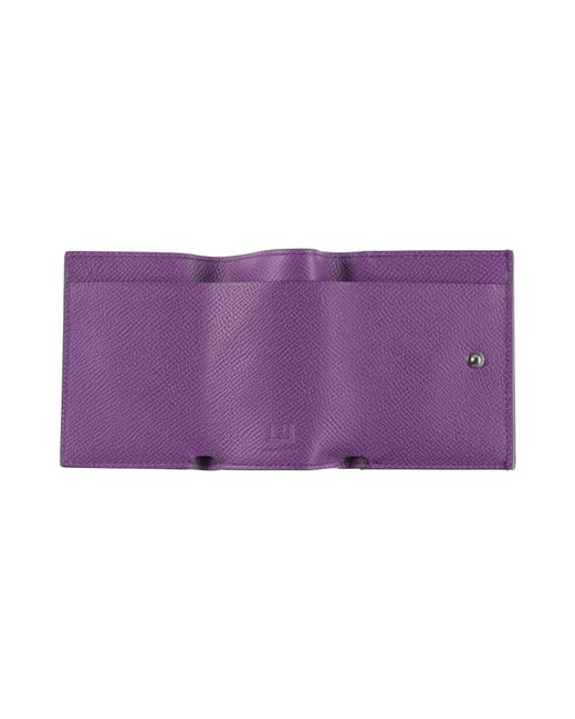 Dunhill Purple Wallet for men