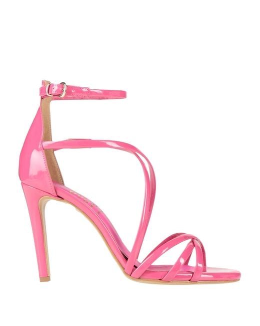 Ovyè Pink Sandals Textile Fibers