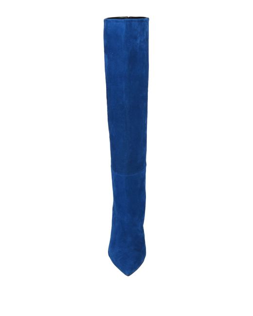 Anna F. Blue Boot Leather