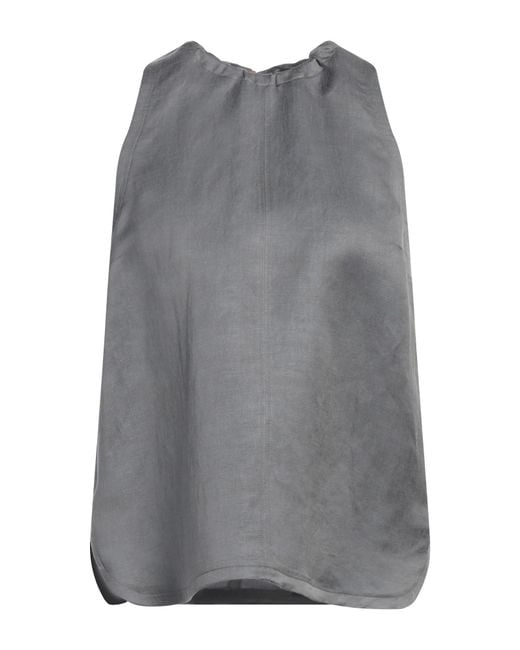 Alysi Gray Top Linen, Cupro