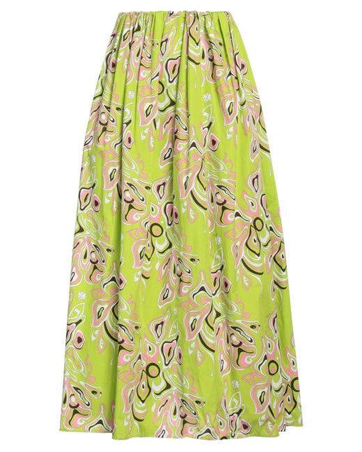 Jupe longue Emilio Pucci en coloris Yellow