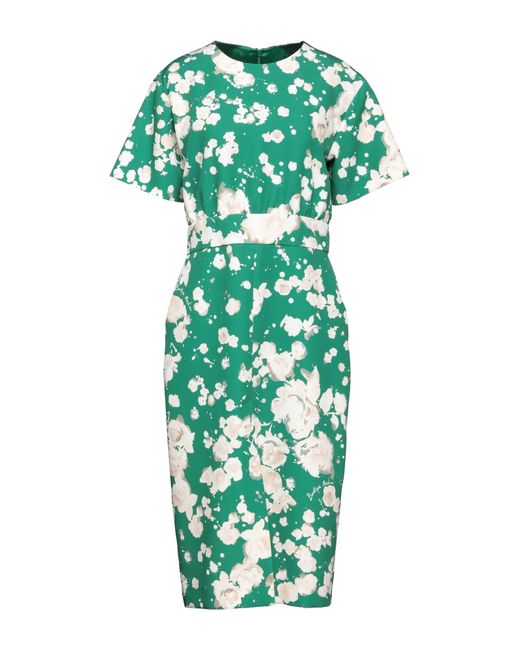 Boutique Moschino Green Midi Dress