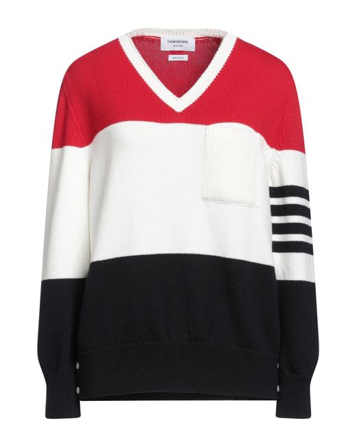 Thom Browne Red Pullover