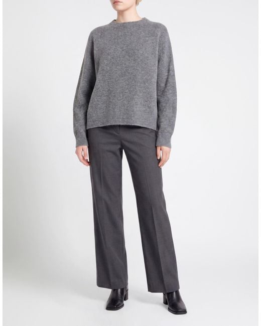 Weekend by Maxmara Gray Sweater Alpaca Wool, Polyamide, Wool, Elastane