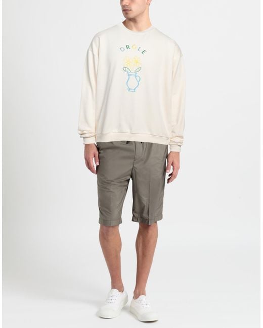 Drole de Monsieur White Sweatshirt for men