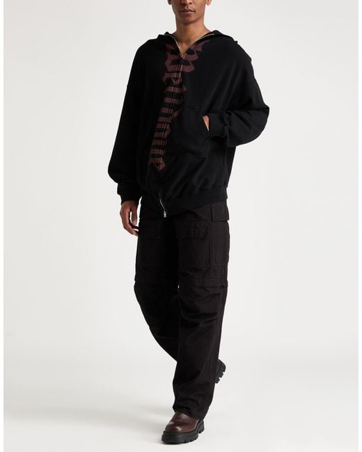 we11done Black Sweatshirt for men