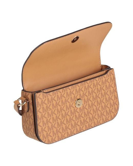 MICHAEL Michael Kors Natural Camel Cross-Body Bag Textile Fibers