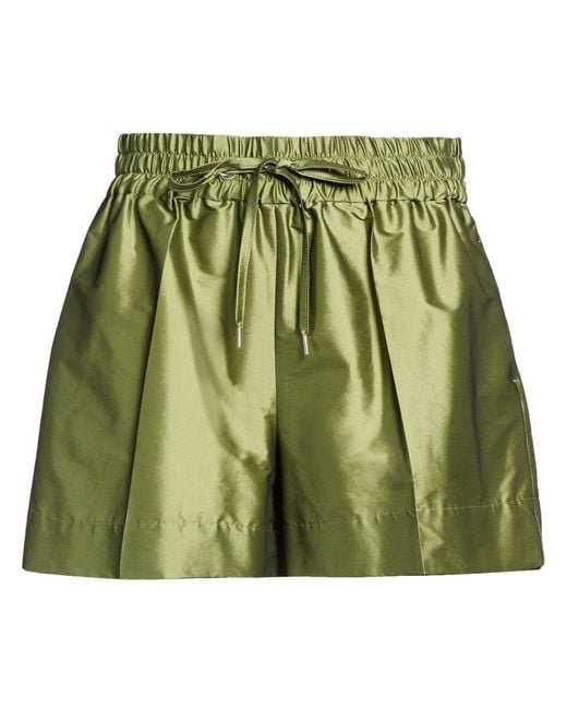 Sandro Green Shorts & Bermuda Shorts Polyester, Polyamide, Elastane