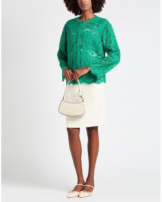 Dolce & Gabbana Green Jacket Viscose, Cotton, Polyamide