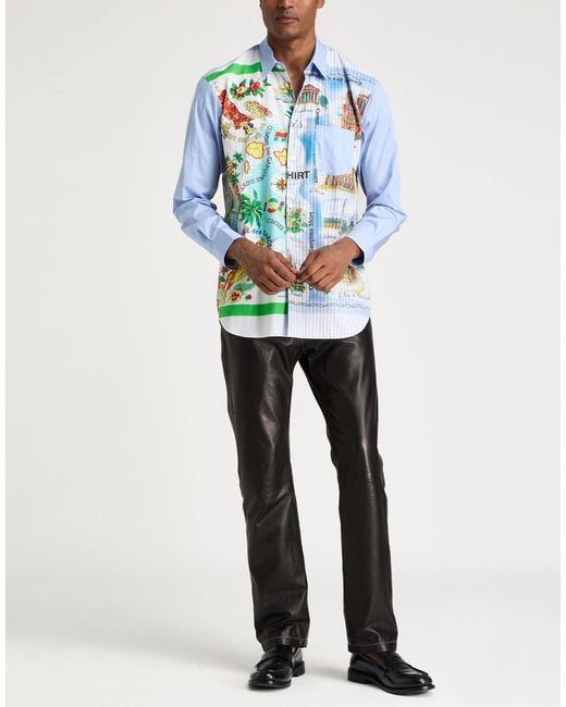 Comme des Garçons Blue Light Shirt Cotton for men