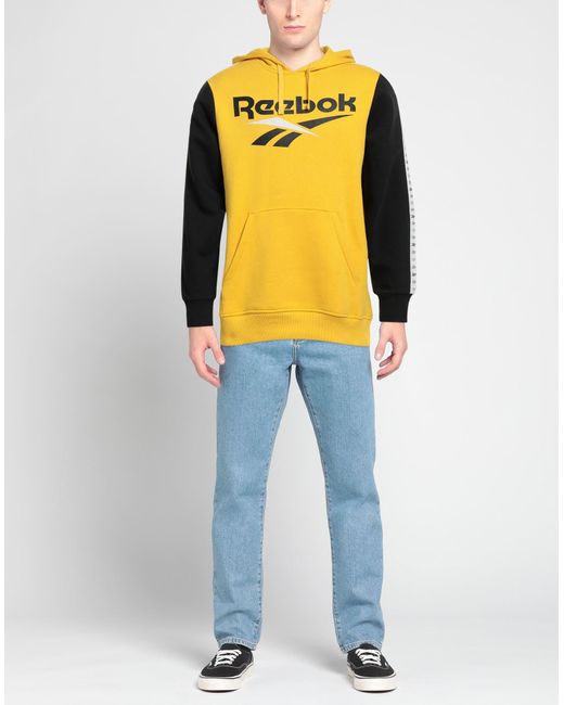Reebok Yellow Sweatshirt for men