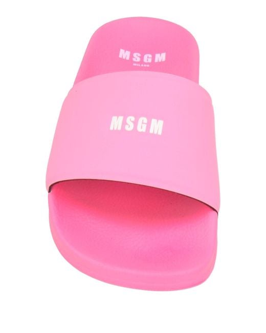 MSGM Pink Sandals