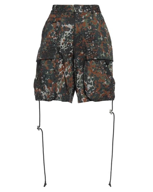 DSquared² Black Shorts & Bermuda Shorts Cotton, Elastane