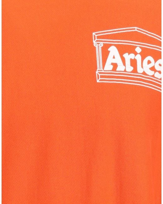 Aries Orange Sweatshirt for men