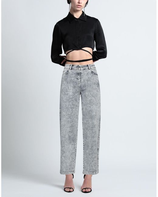 Pantaloni Jeans di Norma Kamali in Gray