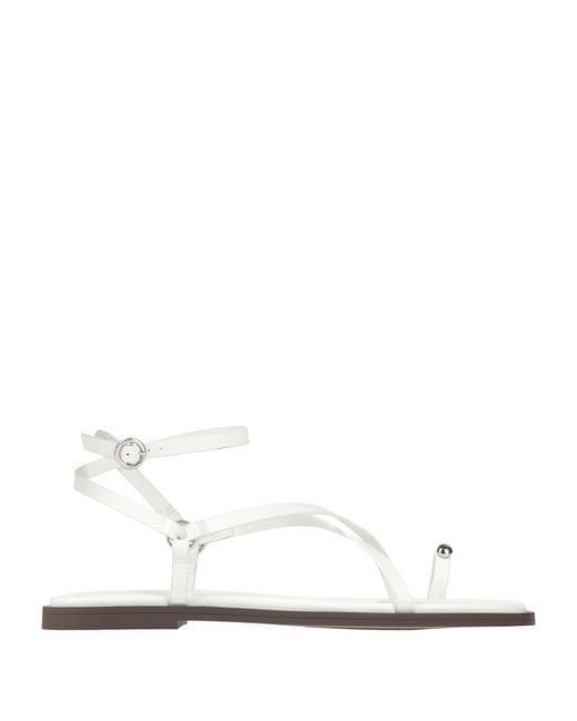 Rag & Bone White Thong Sandal