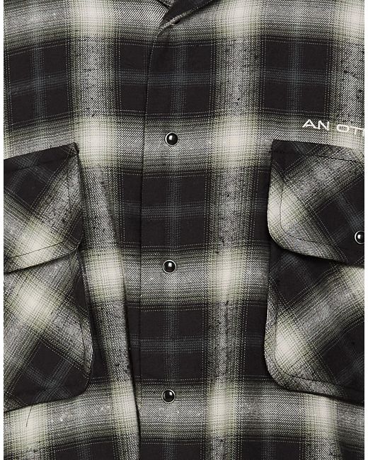AN OTHER DATE Gray Dark Jacket Cotton for men
