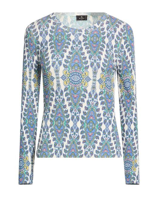 Etro Blue Sweaters
