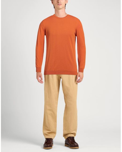 Pullover Alpha Studio pour homme en coloris Orange