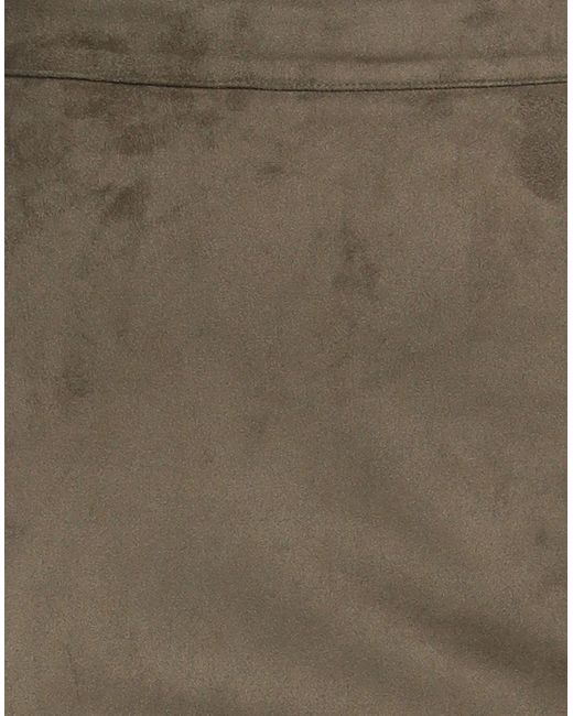 Siste's Green Midi Skirt Polyester, Elastane
