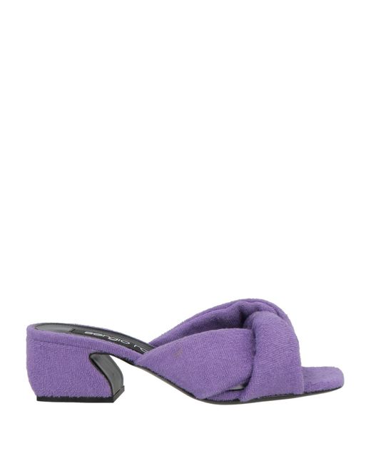 Sergio Rossi Purple Sandals