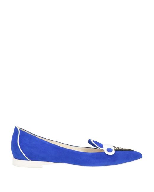 Pollini Blue Loafers