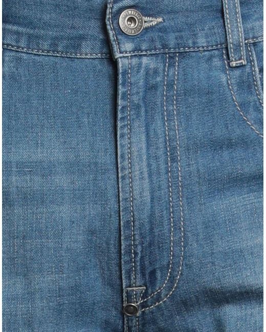 Bikkembergs Blue Jeans Cotton, Linen for men
