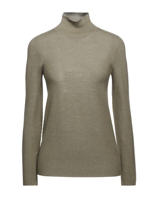 Gentry Portofino Green Turtleneck Cashmere