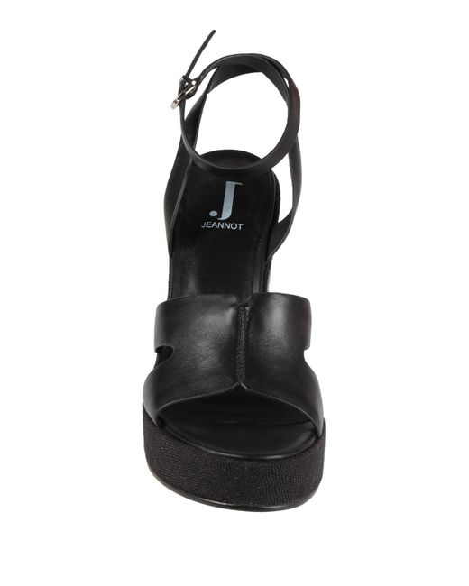 Jeannot Black Sandals