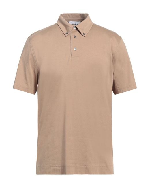 Alpha Studio Natural Polo Shirt for men