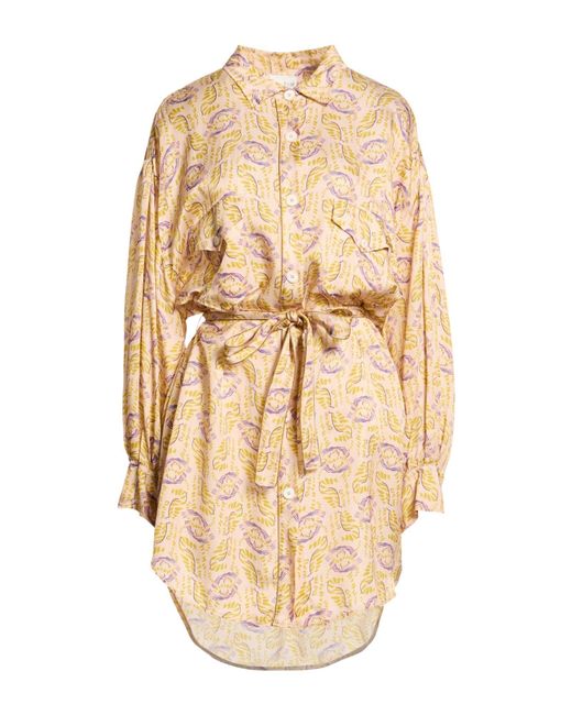 Forte_forte Natural Blush Mini Dress Viscose