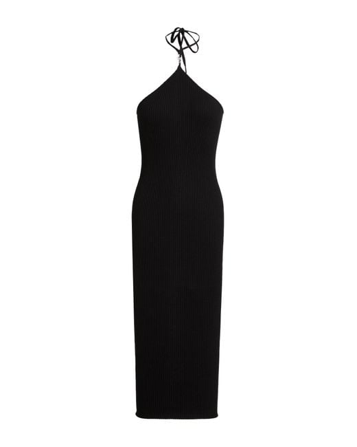 Amiri Black Midi Dress