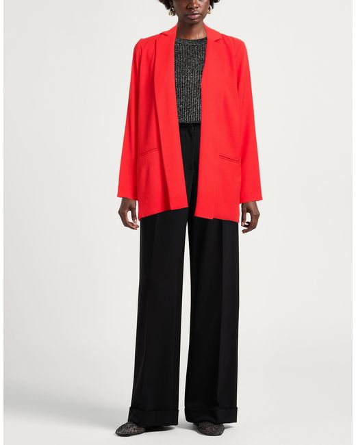 Ottod'Ame Red Blazer Polyester