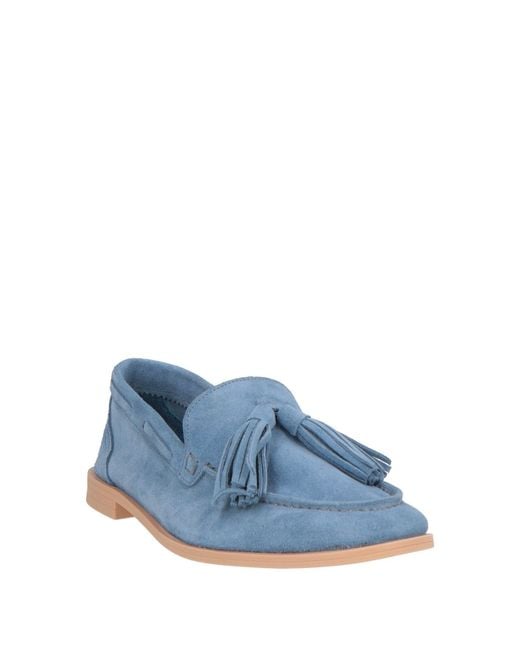 Cerruti 1881 Blue Loafers Calfskin