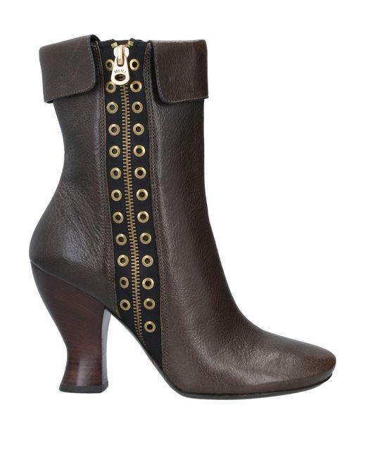 Marc By Marc Jacobs Gray Ankle Boots