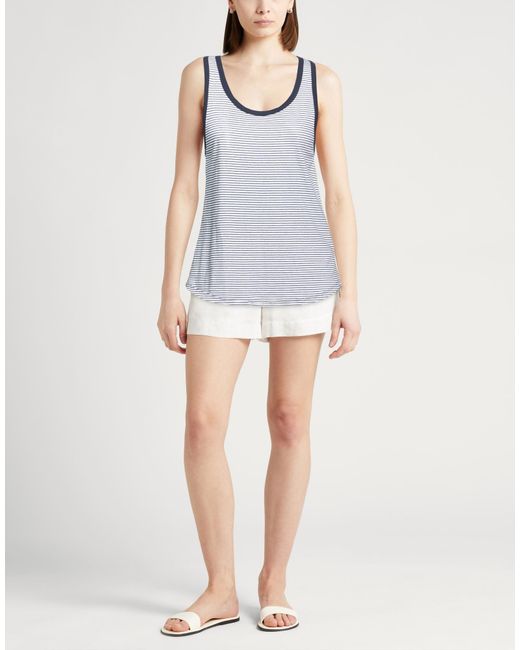 Majestic Filatures Blue Midnight Tank Top Cotton
