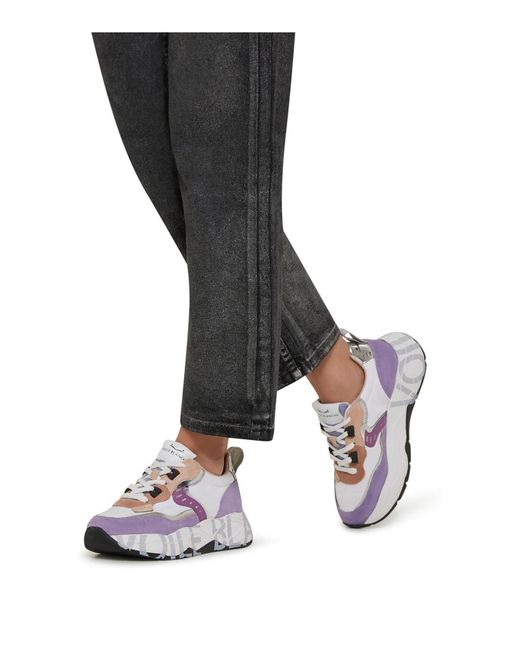 Sneakers Voile Blanche de color Purple