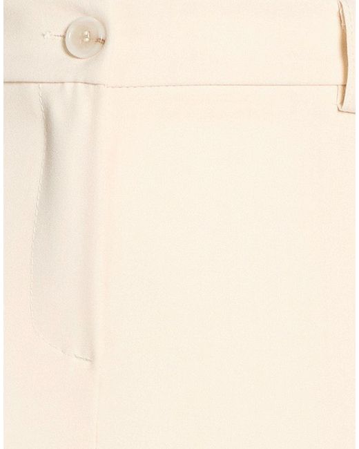 Motel Natural Pants Polyester, Viscose, Elastane