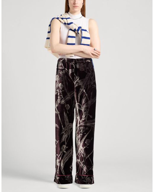 LaDoubleJ Black Pants Viscose, Polyester