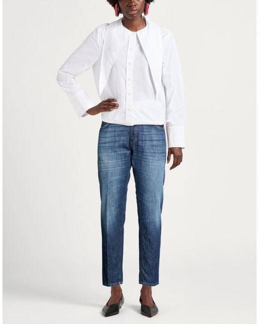 Dondup Blue Jeans Cotton, Recycled Cotton