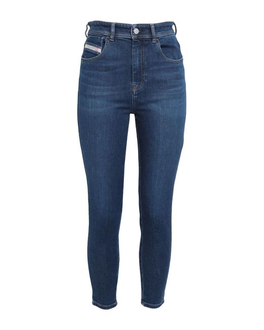 DIESEL Blue 1984 Slandy-High 09C19 Super Skinny Jeans Jeans Cotton, Modal, Elastomultiester, Elastane
