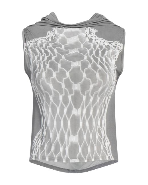 Top di MM6 by Maison Martin Margiela in Gray