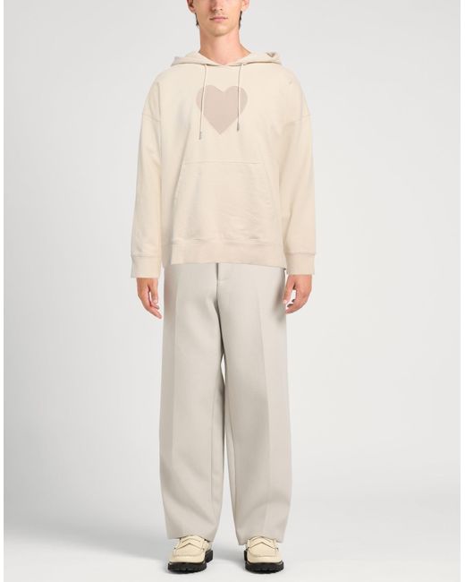 Sandro Natural Sweatshirt Cotton, Elastane for men