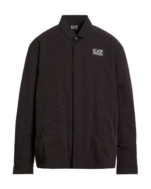 EA7 Black Jacket for men