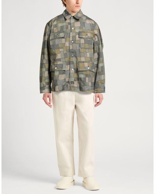 Maison Kitsuné Green Denim Outerwear for men